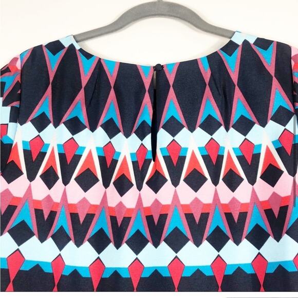 J crew geometric print shift dress - Picture 3 of 5